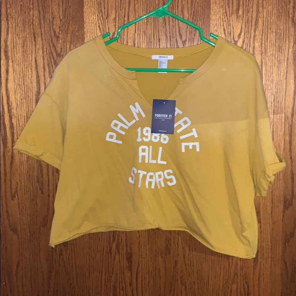 forever 21 cropped shirt